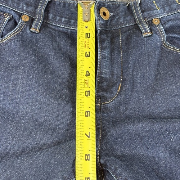 Madewell Rail Straight Jeans Women's 31x34 Dark Wash Stretch Classic - Picture 14 of 16